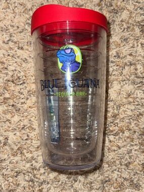 16 oz Carnival Cruise Line Blue Iguana Tequila Bar Tervis tumbler